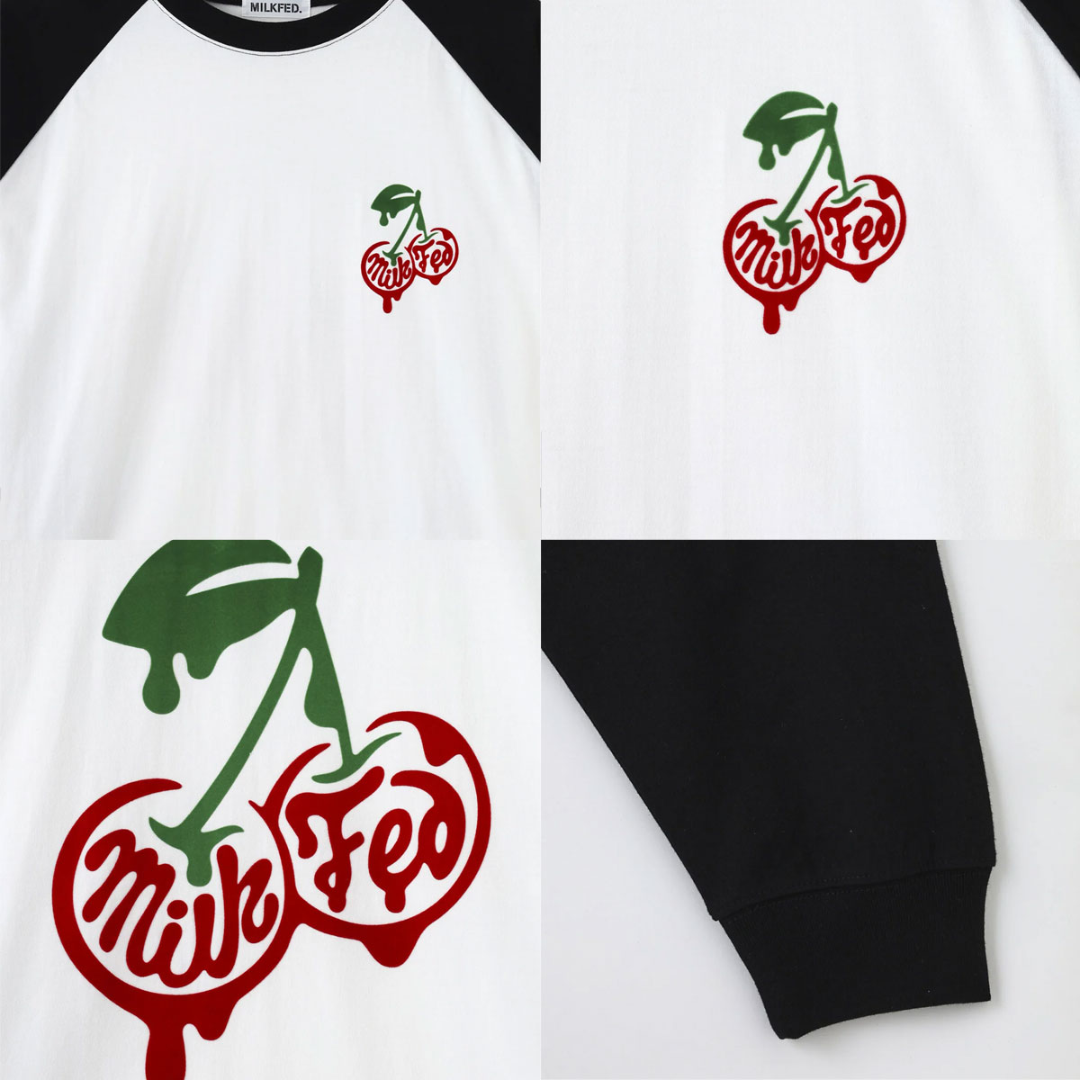 �ߥ륯�ե��� ��ǥ����� ����T Ĺµ T����� �ӥå�T �����С������� �饰��� ������ �������� ���� ��2�� �͵��֥��� MILKFED. �����103261013003��