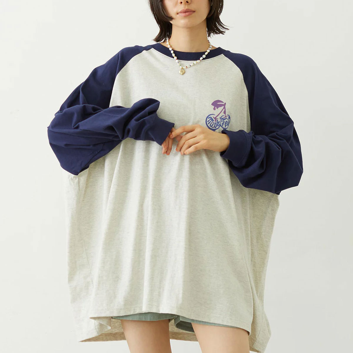 �ߥ륯�ե��� ��ǥ����� ����T Ĺµ T����� �ӥå�T �����С������� �饰��� ������ �������� ���� ��2�� �͵��֥��� MILKFED. �����103261013003��