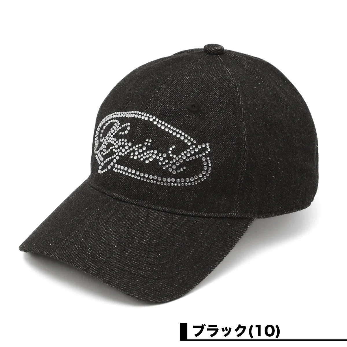 X-girl | RHINESTONE OVAL LOGO 6PANEL DENIM CAP��105261051009��