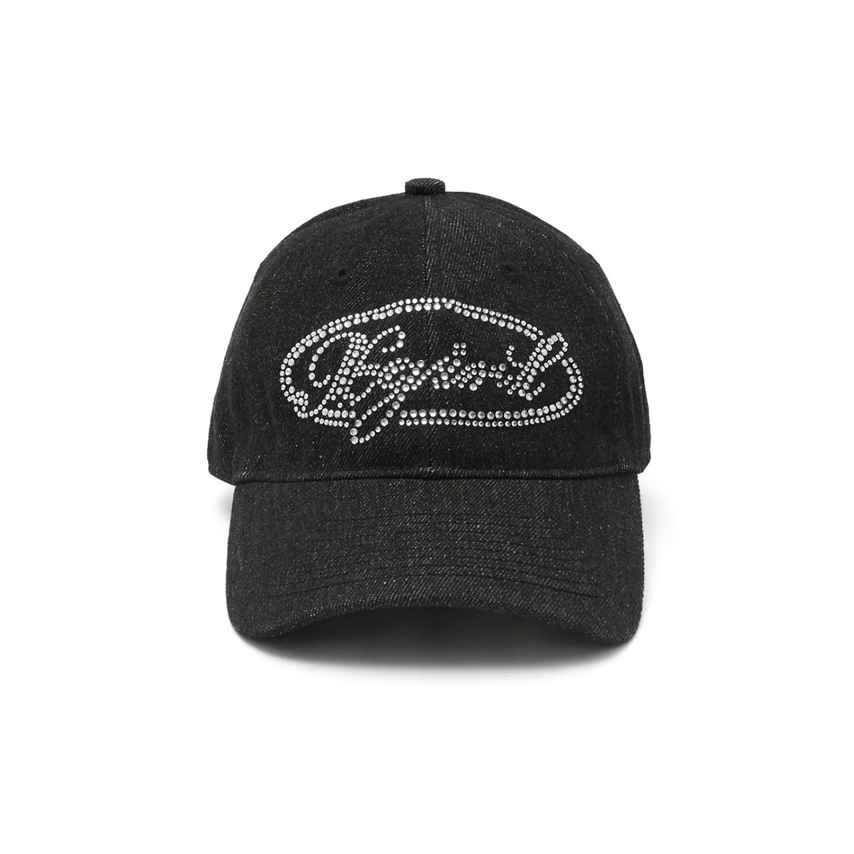 X-girl | RHINESTONE OVAL LOGO 6PANEL DENIM CAP��105261051009��