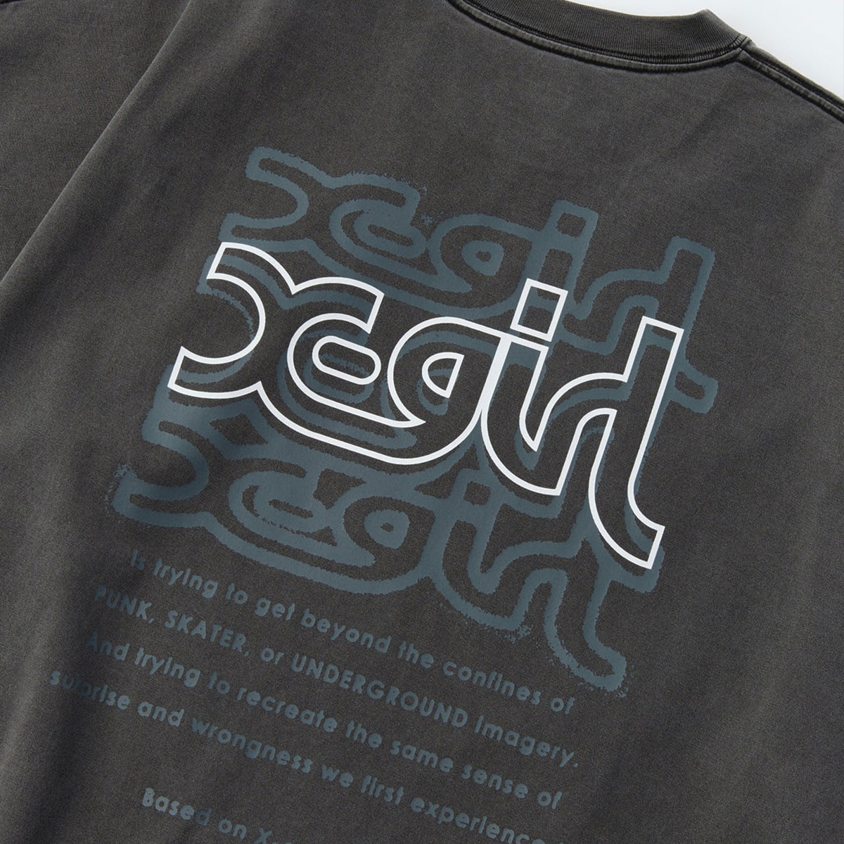 �ڿ��ե�����ۥ��å��������� ���ԡ��� T����ĥ��� �����С������� ���� ����ץ� ��2�� M ���ȥ꡼�ȿ͵��֥��� X-GIRL ���� | OVER PRINT MILLS LOGO S/S BIG TEE DRESS��105253041006��