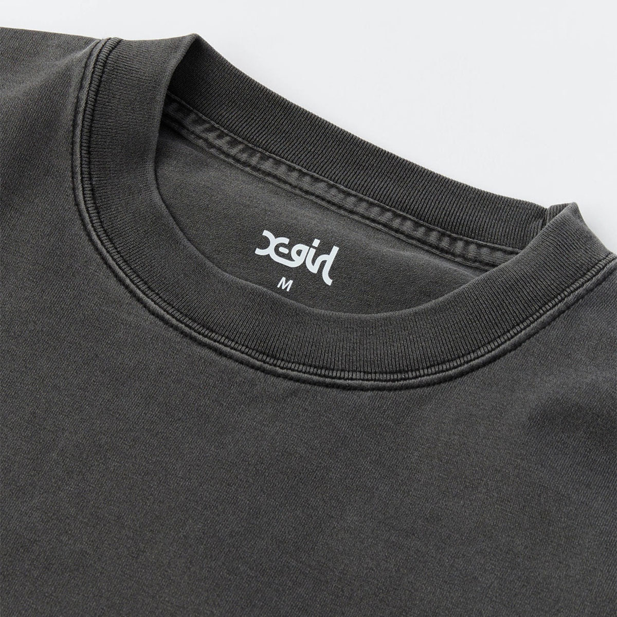 �ڿ��ե�����ۥ��å��������� ���ԡ��� T����ĥ��� �����С������� ���� ����ץ� ��2�� M ���ȥ꡼�ȿ͵��֥��� X-GIRL ���� | OVER PRINT MILLS LOGO S/S BIG TEE DRESS��105253041006��