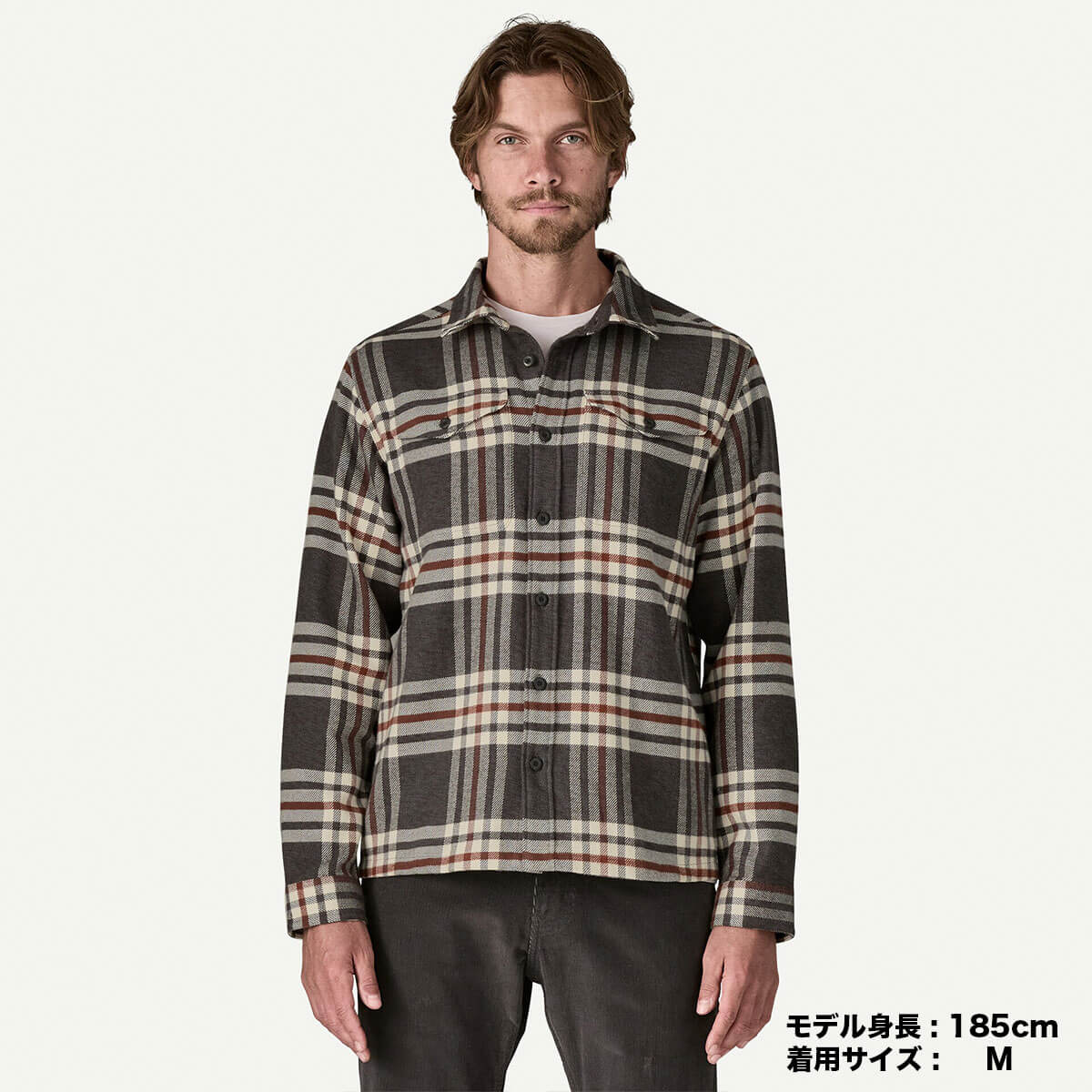 Patagonia ѥ˥  ͥ륷 å ե եͥ  Ĺµ ȥåץ ե  ȥɥ  ͵֥  2025  | Men's Fjord Flannel Shirt42401 