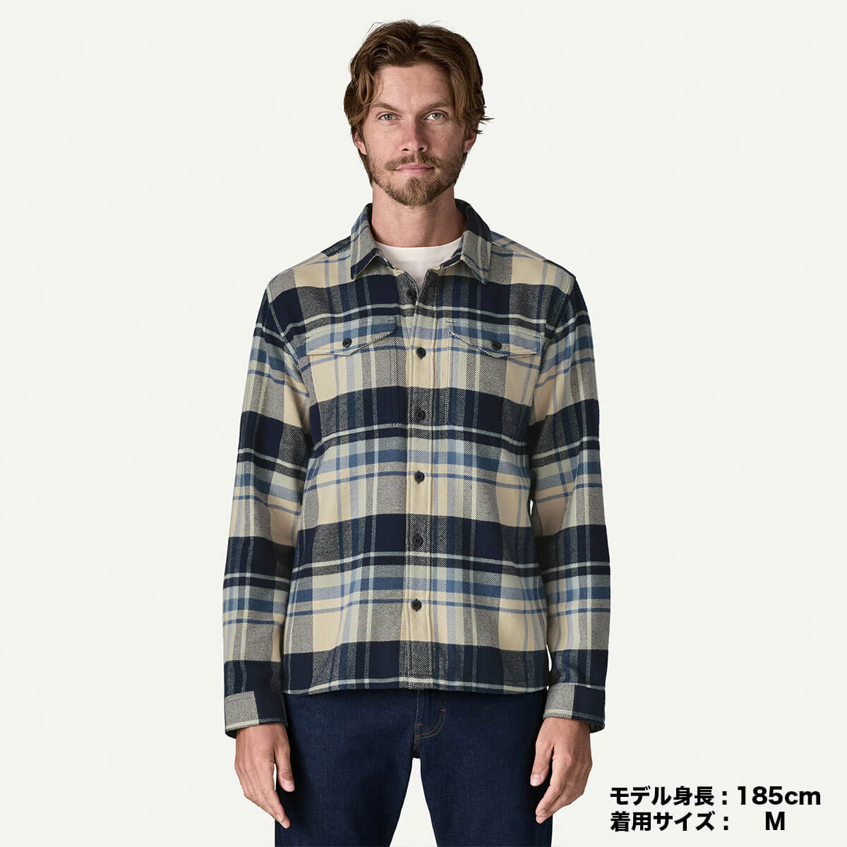 Patagonia ѥ˥  ͥ륷 å ե եͥ  Ĺµ ȥåץ ե  ȥɥ  ͵֥  2025  | Men's Fjord Flannel Shirt42401 
