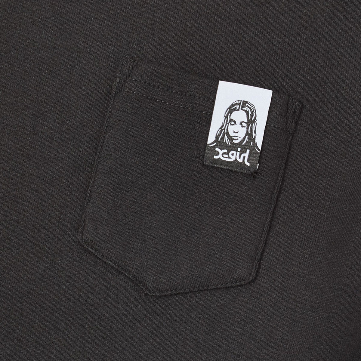 X-GIRL  | FACE LABEL S/S BABY TEE��105262013002��