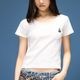 X-GIRL  | FACE LABEL S/S BABY TEE��105262013002��