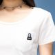 X-GIRL  | FACE LABEL S/S BABY TEE��105262013002��