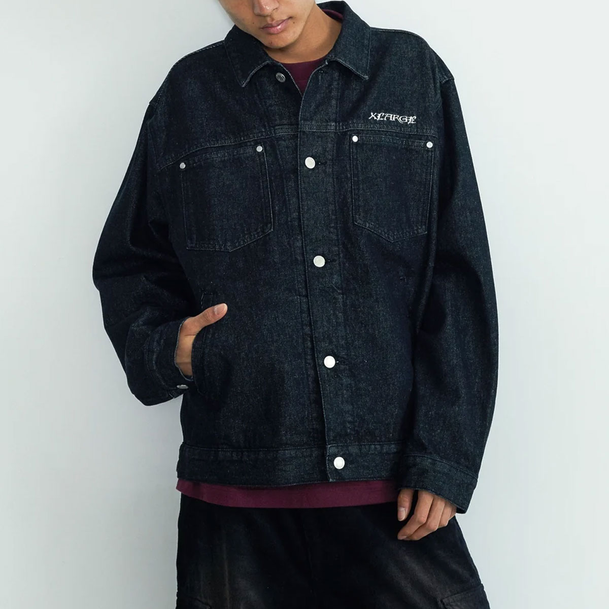 XLARGE  | EMB DENIM JACKET��101263021003��
