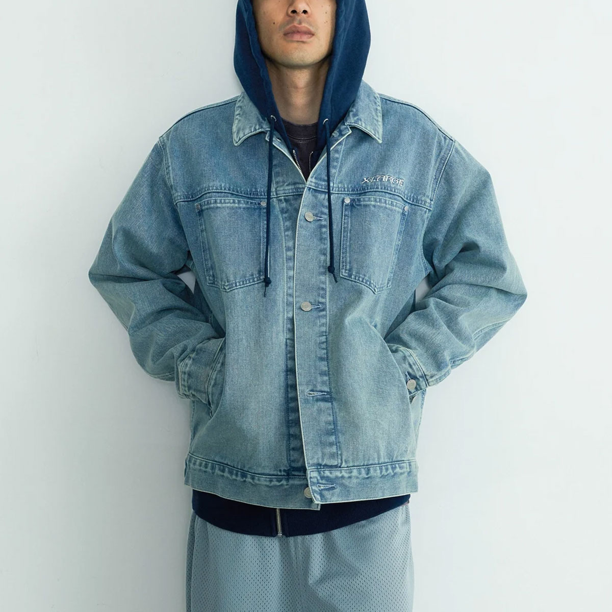 XLARGE  | EMB DENIM JACKET��101263021003��