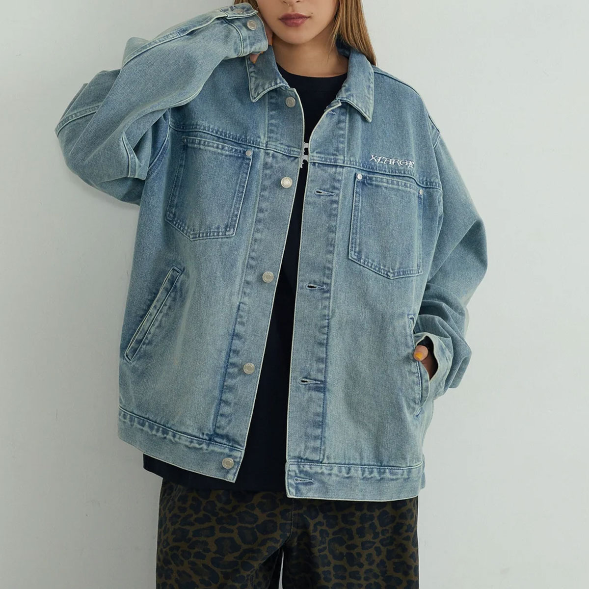 XLARGE  | EMB DENIM JACKET��101263021003��