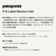 ѥ˥ Patagonia å ˹  ǥ  ʪ 5ѥͥ Ĵ ե  ȥɥ  ޥ롼ϥå 2 ONESIZE ͵ ֥ | P-6 Label Maclure Hat 22321  