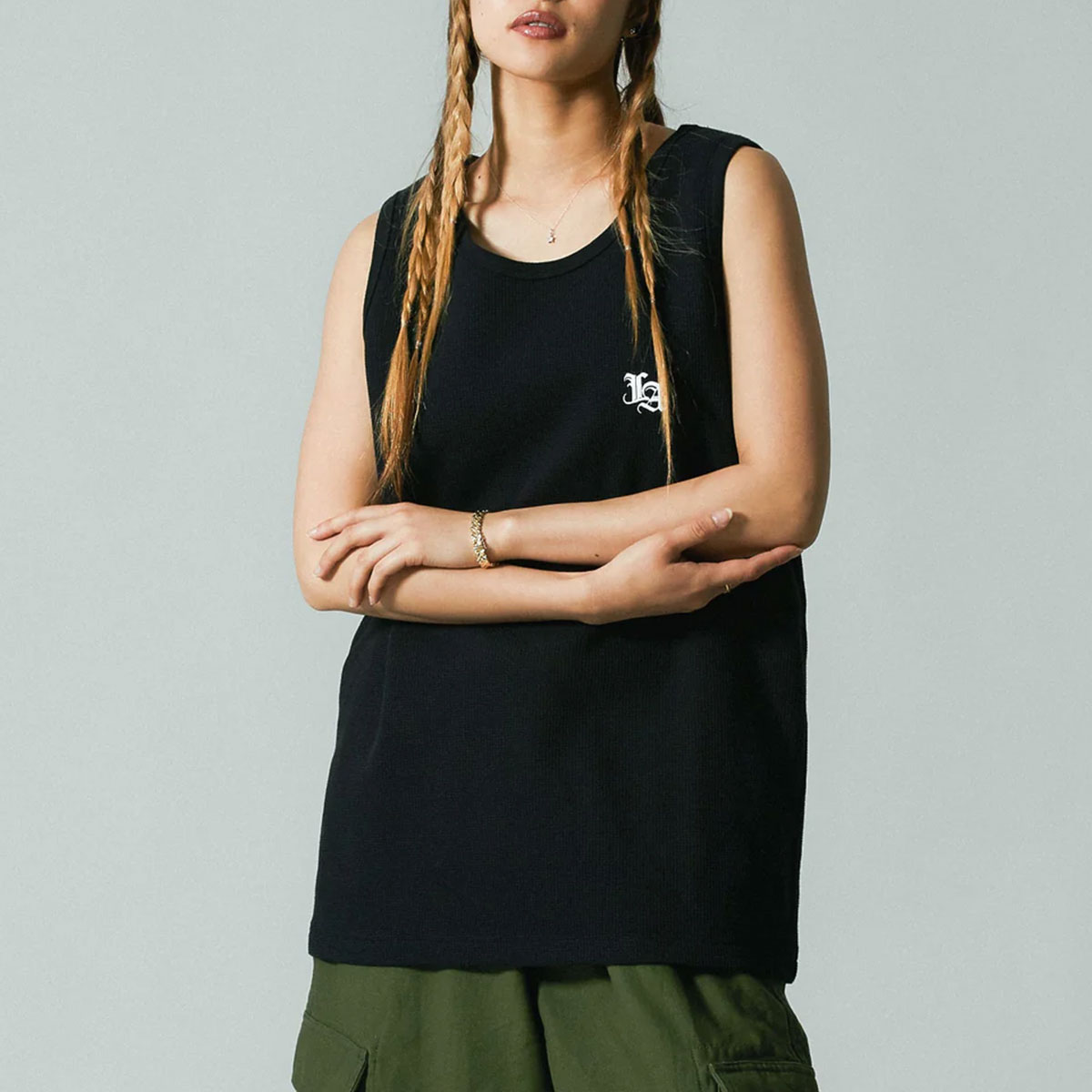 XLARGE  | OLD ENGLISH WAFFLE TANK TOP��101262013007��