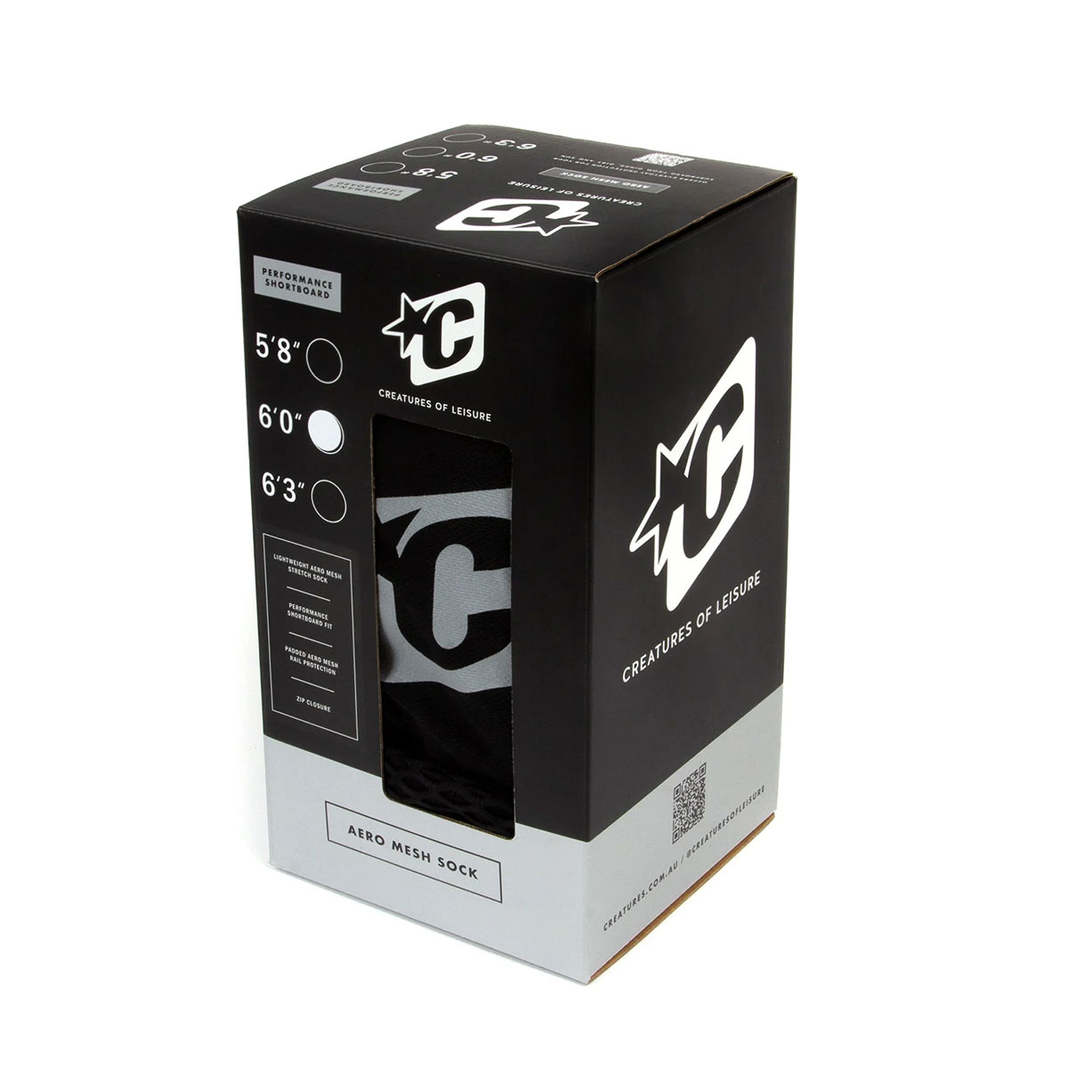  �����ե��� �ܡ��ɥ����� AEROMESH COVER 5.8 / 6.3 ft ���硼�ȥܡ��� �֥�å� �͵��֥��� ���ꥨ�����㡼�����֥쥸�㡼 CREATURES OF LEISURE��CSAL21��