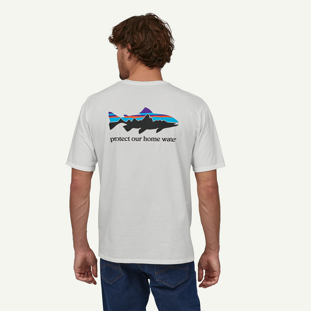 20%OFF ۥѥ˥ Patagonia  ȾµT ȥåץ Хåץ 3 M ե  ȥɥ  ͵ ֥ | Men's Home Water Trout Organic T-Shirt37547  