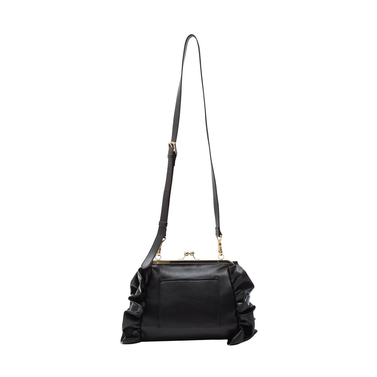 MILKFED.  | KISS LOCK RUFFLE BAG��103261053007��