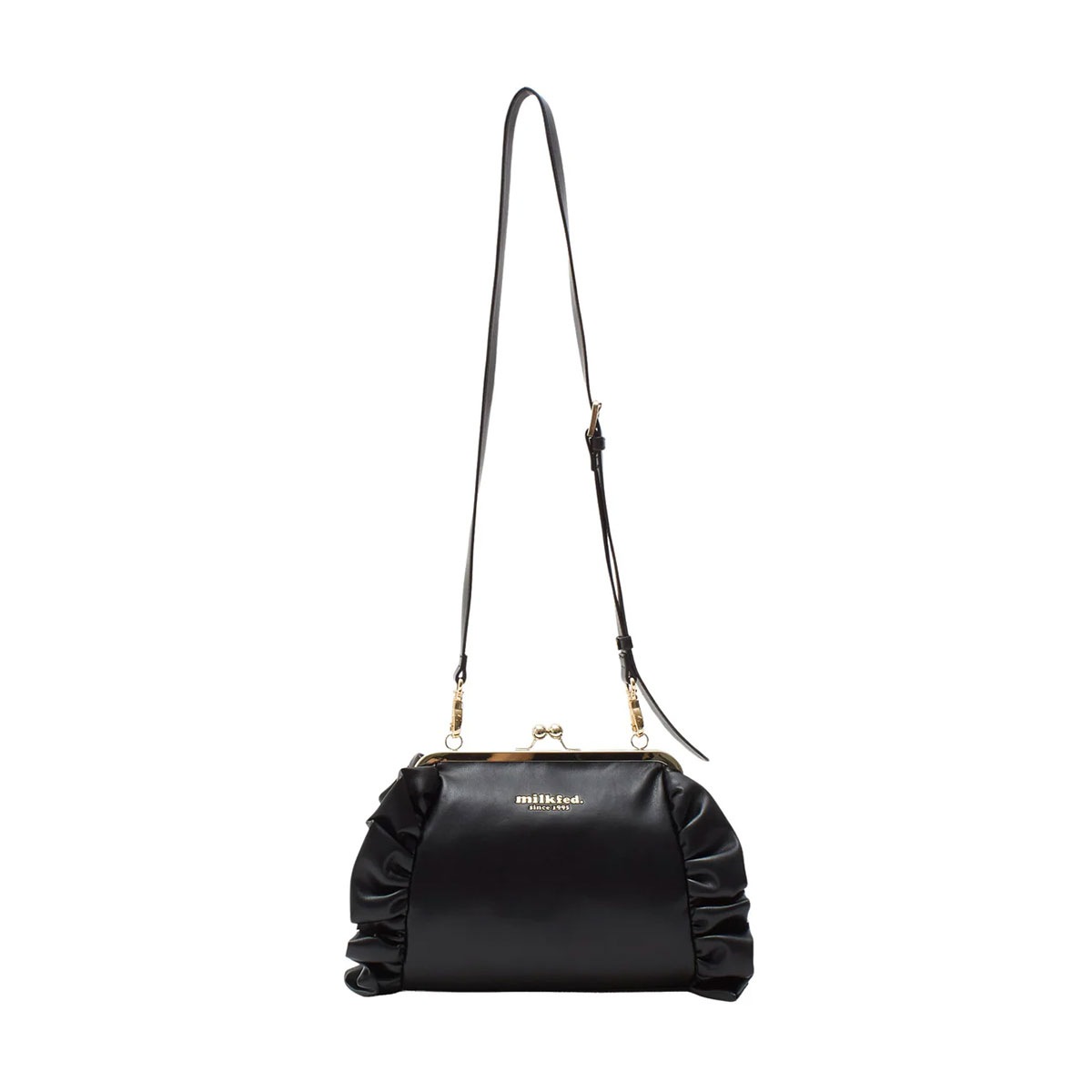 MILKFED.  | KISS LOCK RUFFLE BAG��103261053007��
