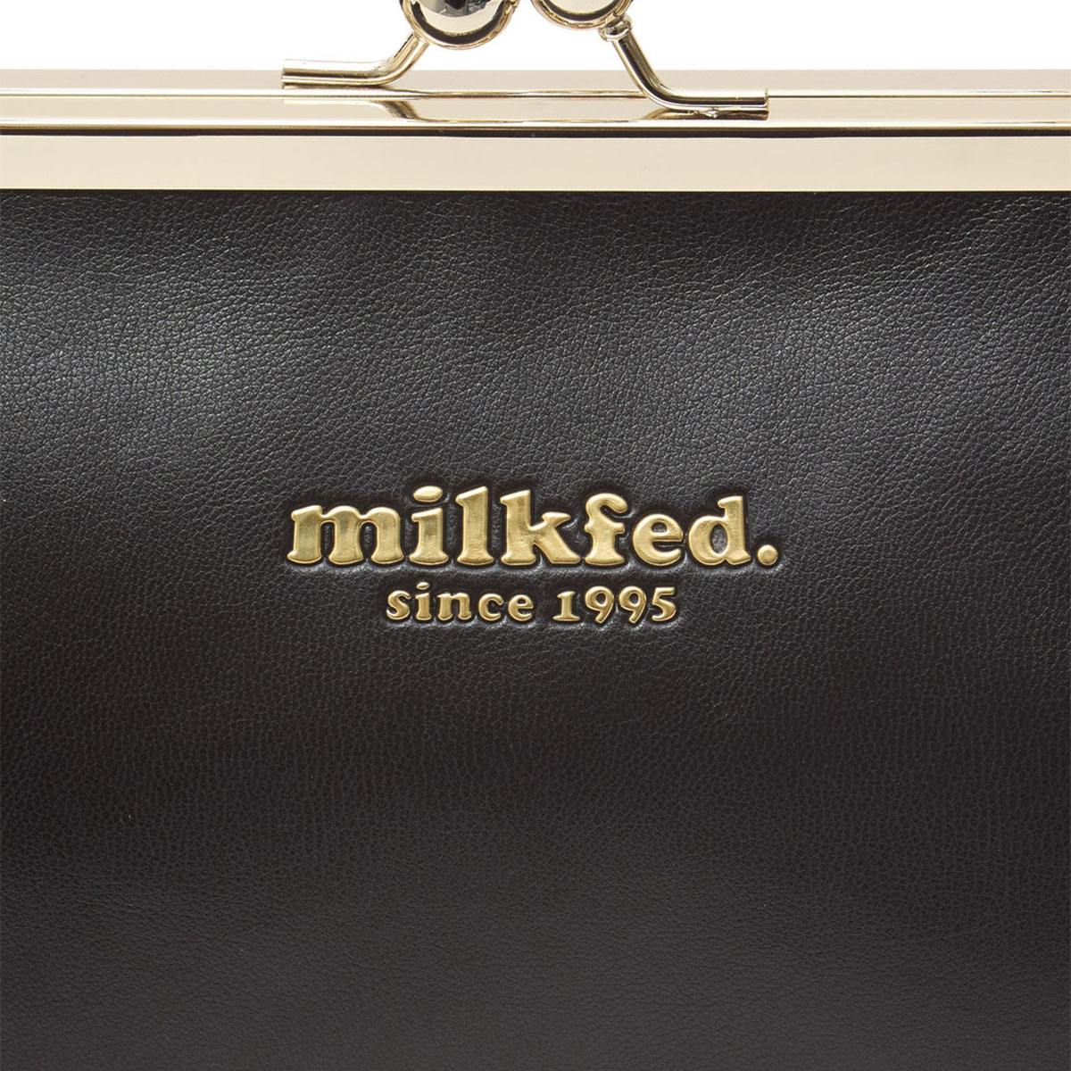MILKFED.  | KISS LOCK RUFFLE BAG��103261053007��