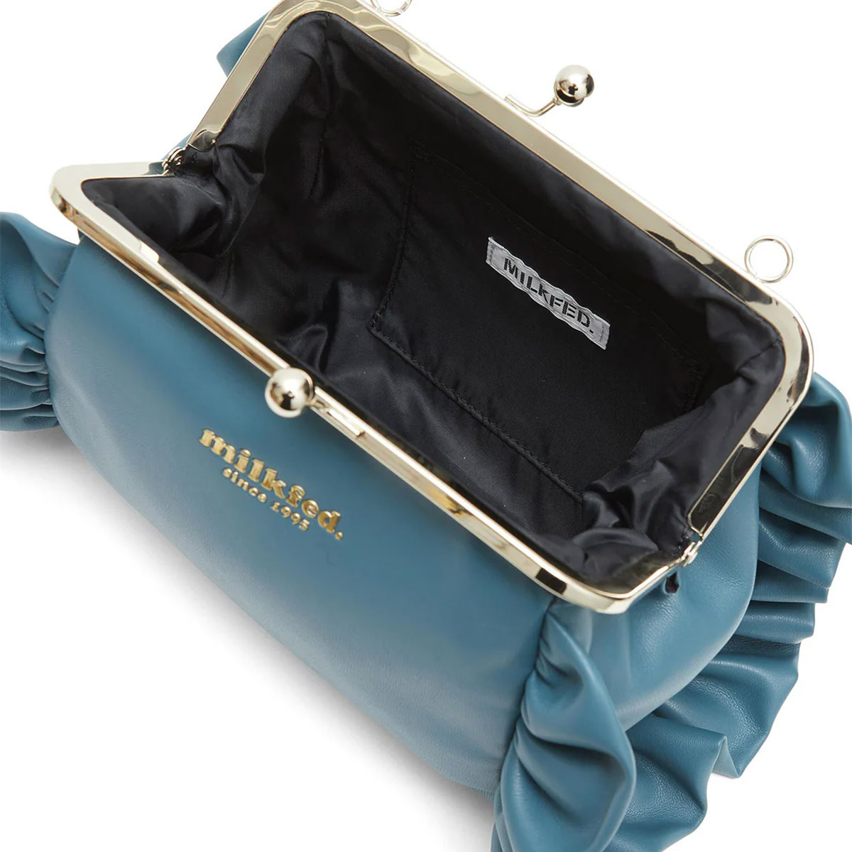 MILKFED.  | KISS LOCK RUFFLE BAG��103261053007��