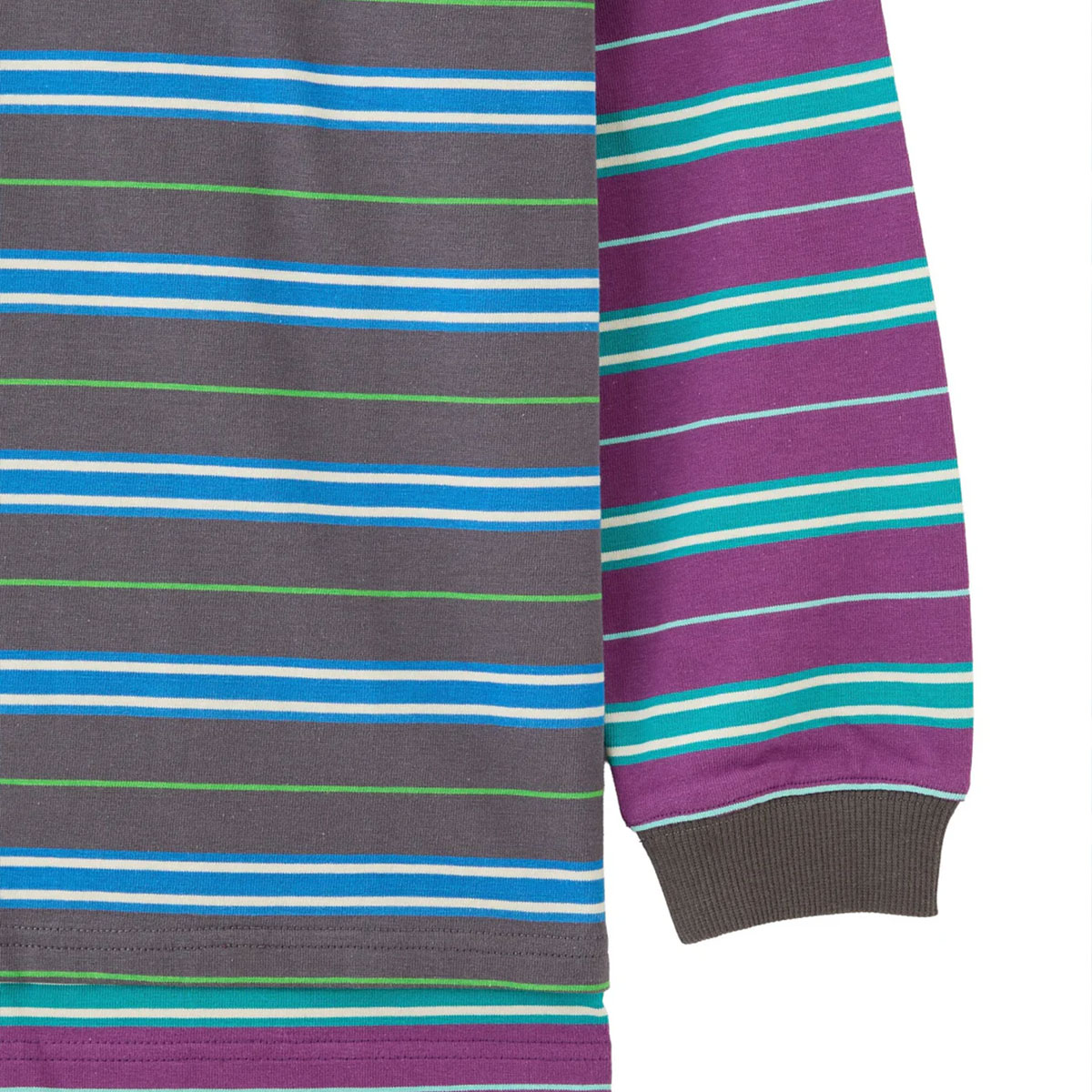 �ߥ륯�ե��� ��ǥ����� ����T ĹµT����� �ȥåץ� �ܡ����� ���ȥ饤�� �쥤�䡼���� ��2�� �͵��֥��� MILKFED. ���� | LAYERED LOOK STRIPED TOP��103254013005��