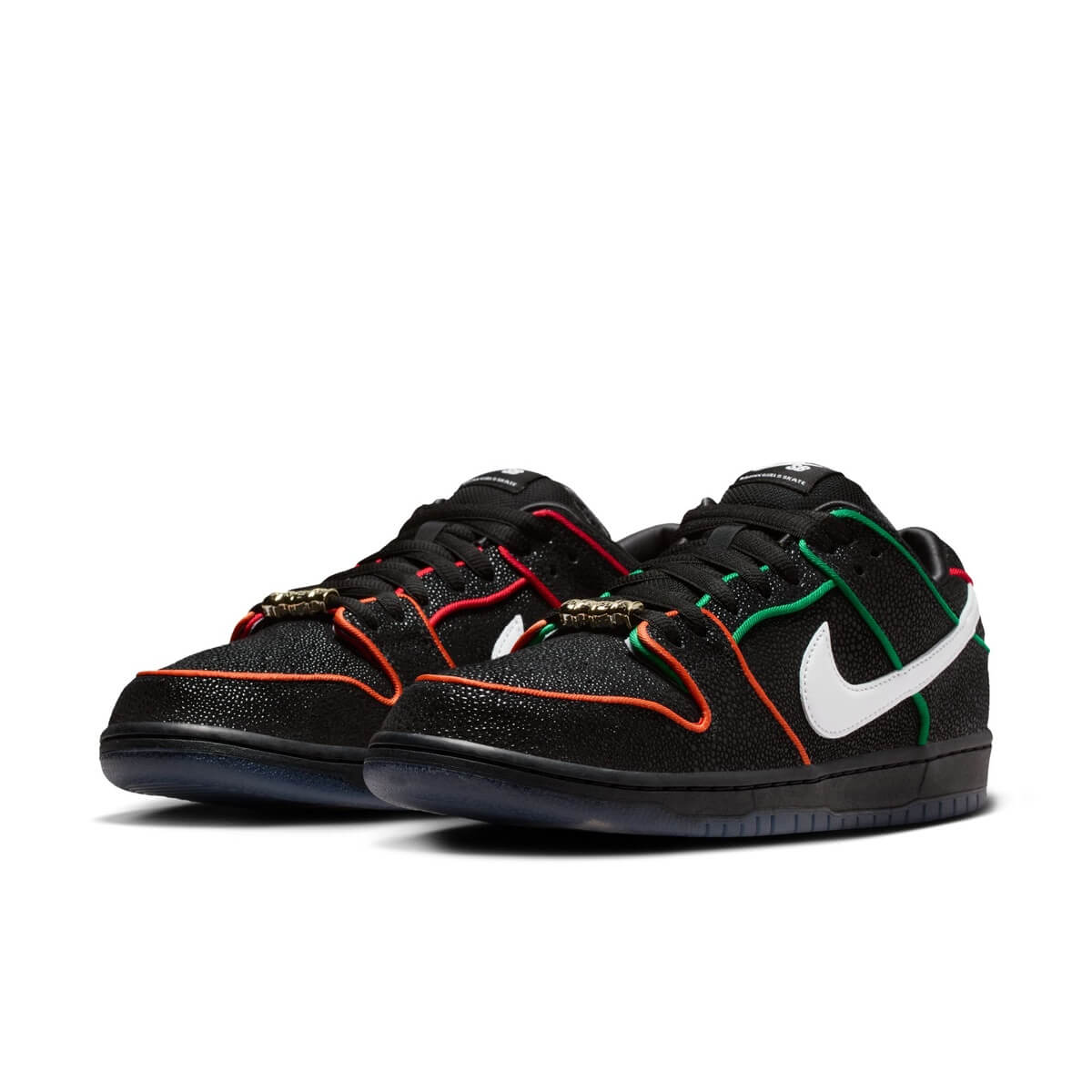 NIKE SB | Bronx Girls Skate �� DUNK LOW PRO QS "Black/Challenge Red"��HV1664-001��