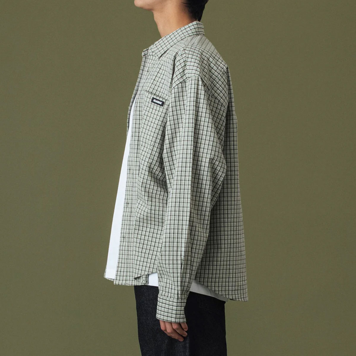 ��30%OFF ������ۥ������ȥ�顼�� ��� Ĺµ����� �ȥåץ� �����å������ ����ץ� ��� ��2�� M L ���ȥ꡼�� �͵��֥��� XLARGE ���� 2025 ���� | PLAID L/S SHIRT��101253014003��