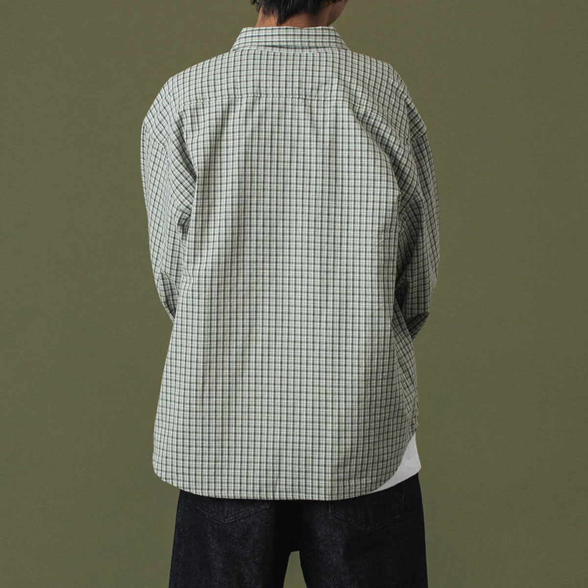 ��30%OFF ������ۥ������ȥ�顼�� ��� Ĺµ����� �ȥåץ� �����å������ ����ץ� ��� ��2�� M L ���ȥ꡼�� �͵��֥��� XLARGE ���� 2025 ���� | PLAID L/S SHIRT��101253014003��