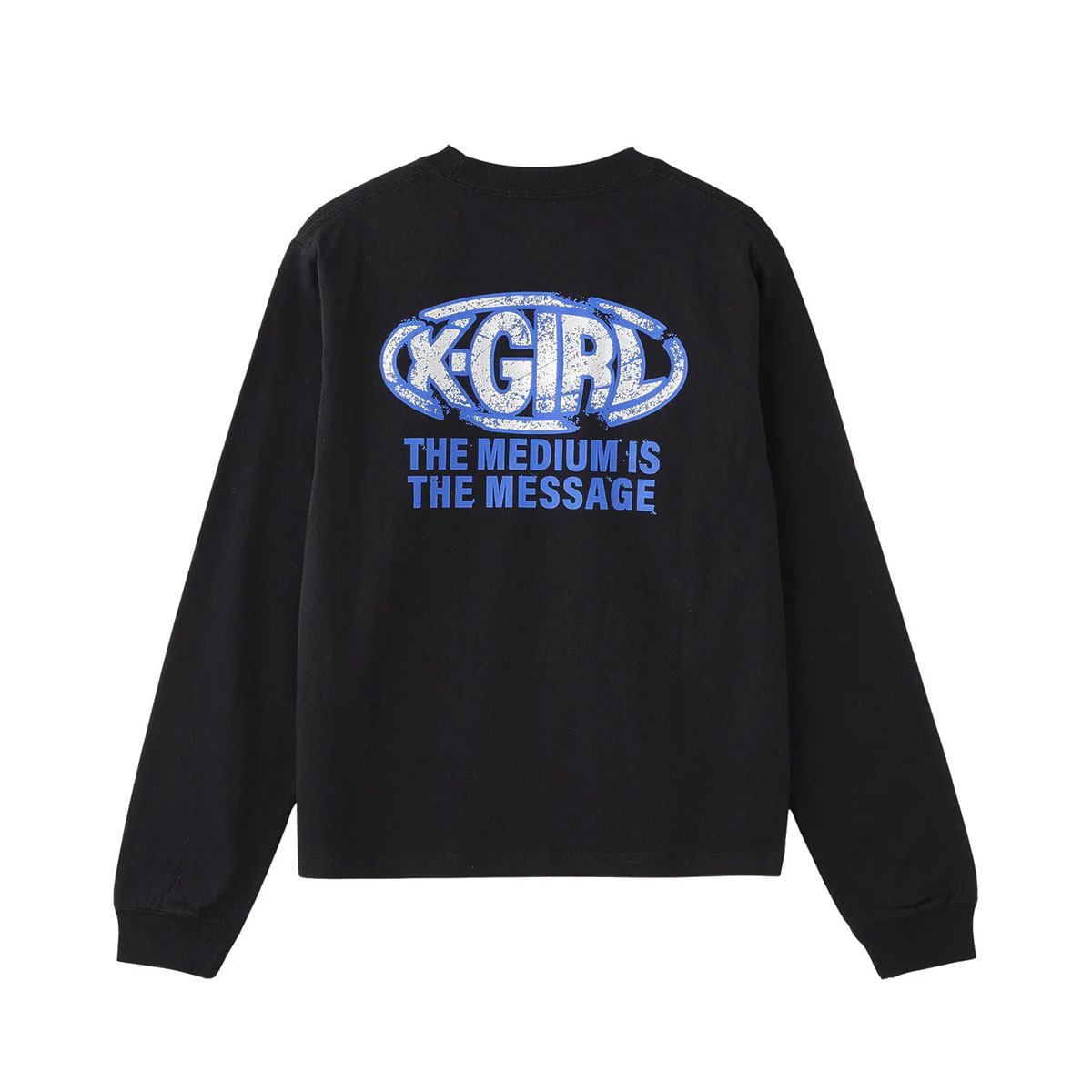 ��30%OFF ���ꥢ��󥹥�����ۥ��å��������� ��ǥ����� ����T ĹµT����� �����Х���� ��3�� M L ���ȥ꡼�ȿ͵��֥��� X-GIRL 2025 ���� | COLLAPSE OVAL LOGO L/S TEE��105253011003��