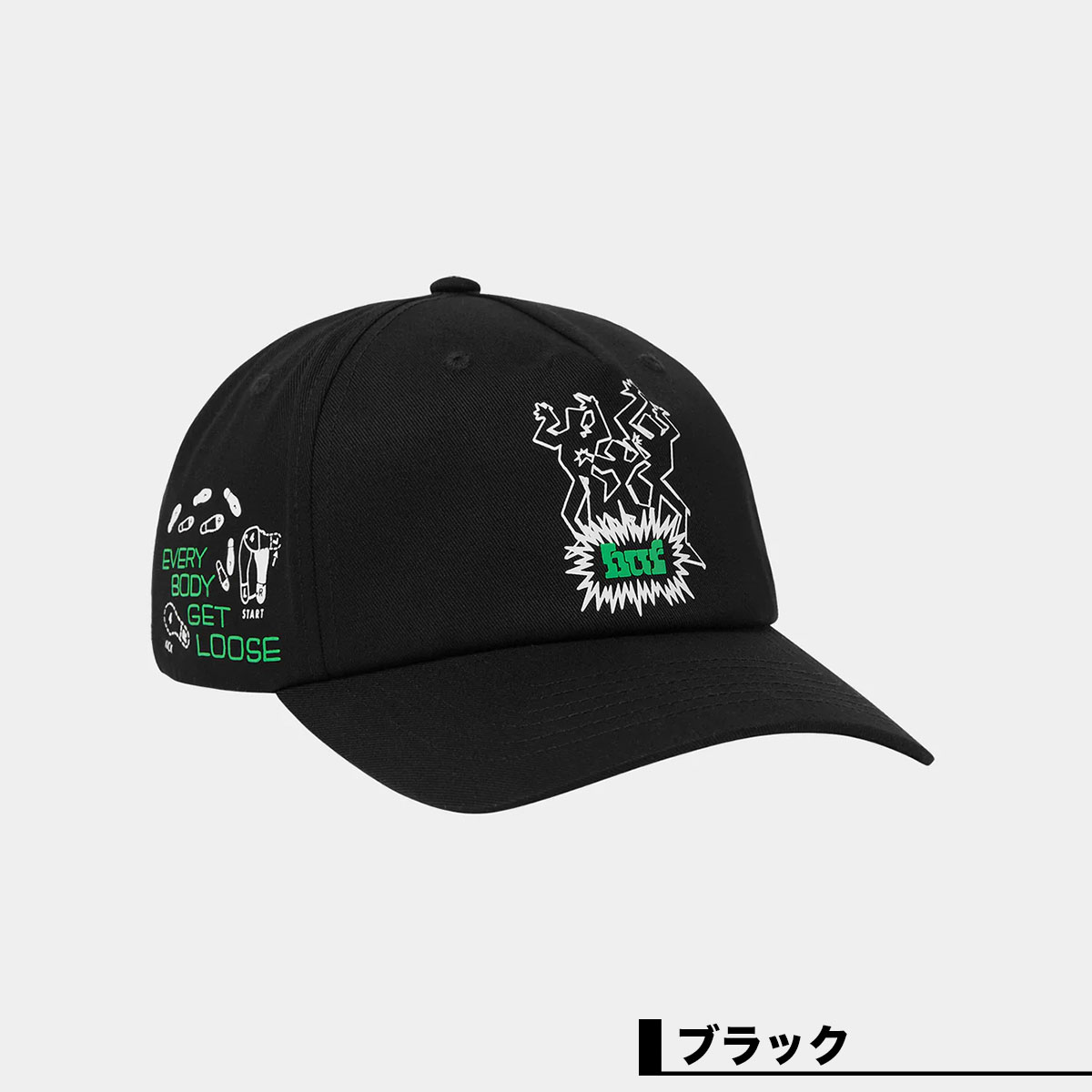 HUF �ϥ� ����å� ˹�� ��� ��ǥ����� ��2�� ������Ĵ���� �������ȥܡ��� ���������� �͵��֥��� ���� ���� 2025 | EVERYBODY GET LOOSE SNAPBACK��HT00907��