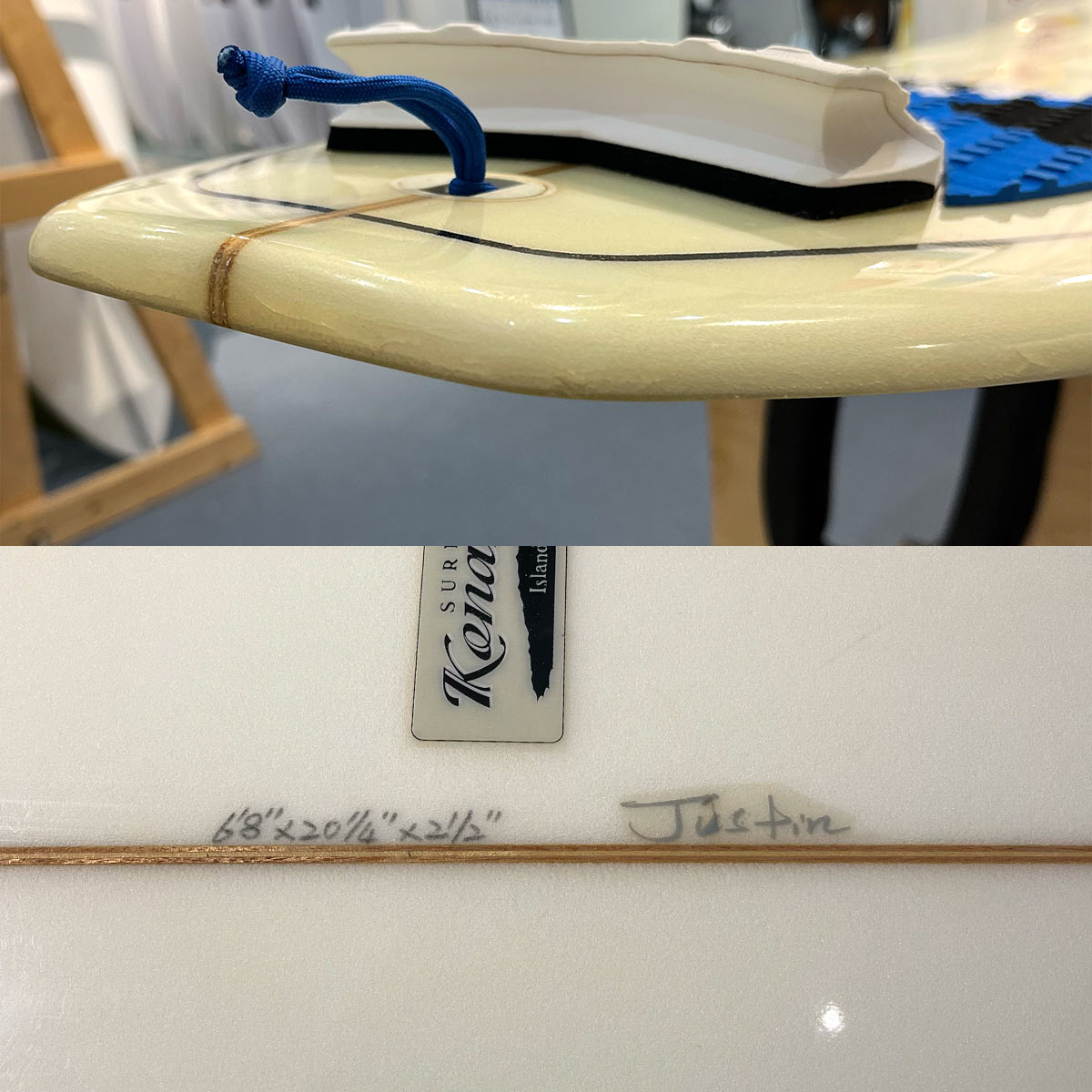 ��USED BOARD�� KONAMOON SURFBOARD��used490��(JACK����������)