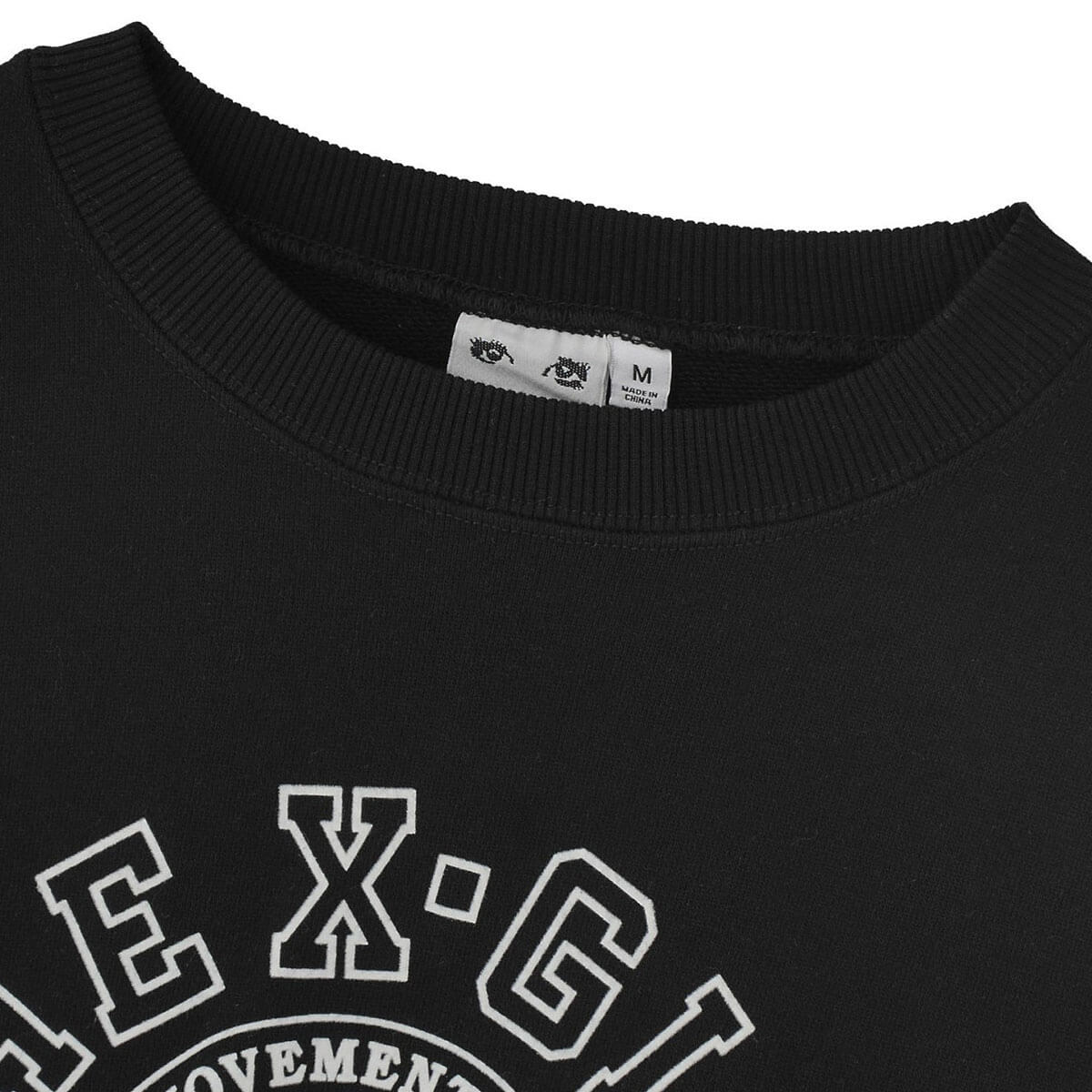 ��30%OFF ���ꥢ��󥹥�����ۥ��å��������� ��ǥ����� �ץ륪���С��������å� xgirl FACE���� �ȥåץ� ���ȥ꡼�ȿ͵��֥��� X-girl  | COLLEGE LOGO COMPACT SWEAT TOP��105261012012��