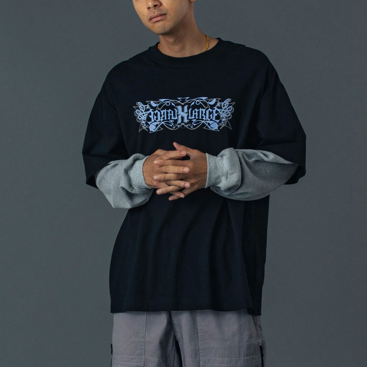 �������ȥ�顼�� ��� ĹµT����� ����T �ȥåץ� �Ť��� �쥤�䡼�� ��3�� M L ���ȥ꡼�� �͵��֥��� XLARGE ���� 2026 ���� | LAYERED L/S TEE��101261011011��