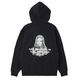 X-GIRL  | BRUSHED COLLAGE GRAPHIC FACE PATCH ZIP UP SWEAT HOODIE��105263012009��