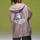 X-GIRL  | BRUSHED COLLAGE GRAPHIC FACE PATCH ZIP UP SWEAT HOODIE��105263012009��