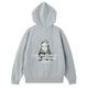 X-GIRL  | BRUSHED COLLAGE GRAPHIC FACE PATCH ZIP UP SWEAT HOODIE��105263012009��