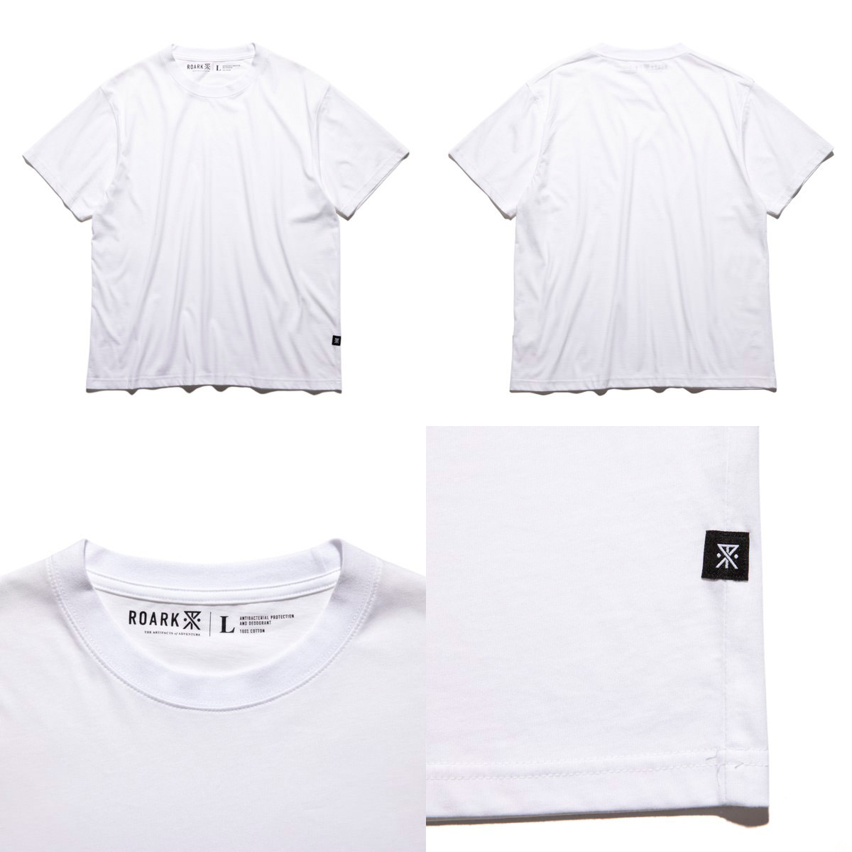 �������� ��Х��Х� ��� ȾµT����� 2�祻�å� ̵�� ����ץ� ��� ���� �ɽ� ��2�� M L �͵� �֥��� ROARK REVIVAL | REUSE 2PACK TEE��RTJPK1000��