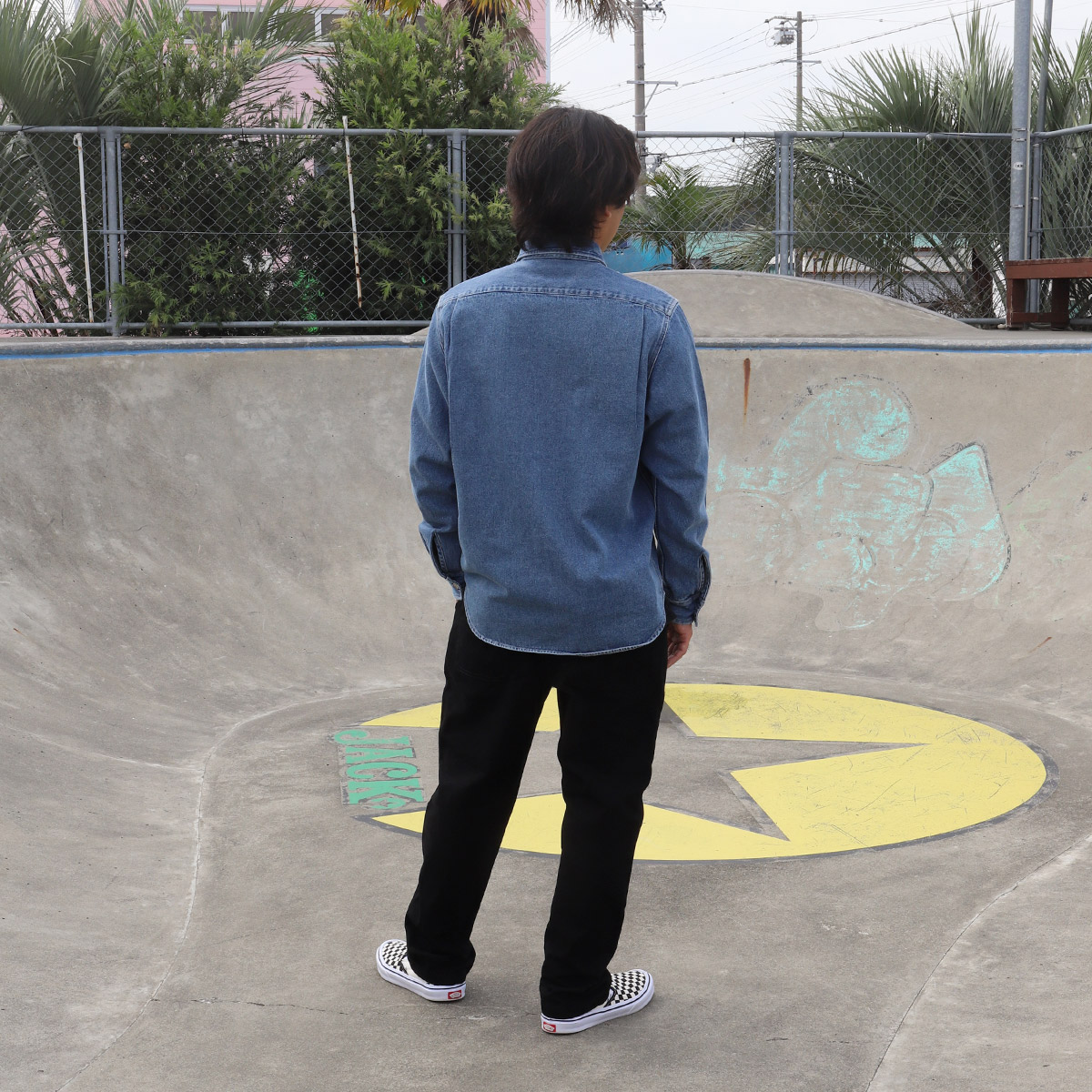 FIVE BROTHER �ե����֥֥饶�� �ǥ˥ॷ��� ��� ��ǥ����� M L �͵��֥��� ���� ���� 2025 | DENIM SHIRT��152440��