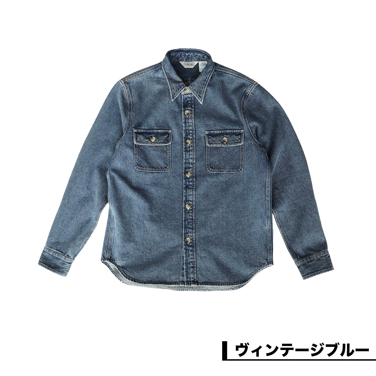 FIVE BROTHER �ե����֥֥饶�� �ǥ˥ॷ��� ��� ��ǥ����� M L �͵��֥��� ���� ���� 2025 | DENIM SHIRT��152440��