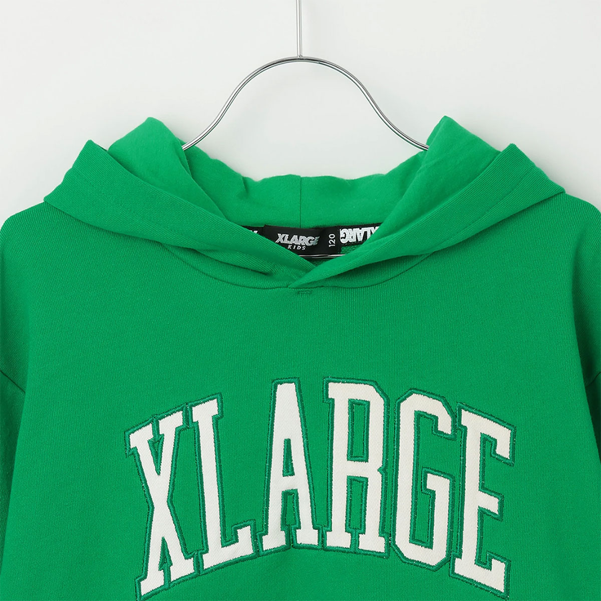 XLARGE KIDS ���å� ��åڥ�����ѡ����� �ȥåץ� �ˤλ� �Ҷ� OG����� ���졼 140cm ������ �͵��֥��� �������ȥ�顼�����å���9454205��