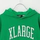 XLARGE KIDS ���å� ��åڥ�����ѡ����� �ȥåץ� �ˤλ� �Ҷ� OG����� ���졼 140cm ������ �͵��֥��� �������ȥ�顼�����å���9454205��