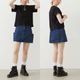 MILKFED. | PANELED POCKET DENIM MINI SKIRT��103262032002��