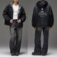 X-GIRL  | FACE EMBROIDERED PATCH REVERSIBLE JACKET��105263021003��
