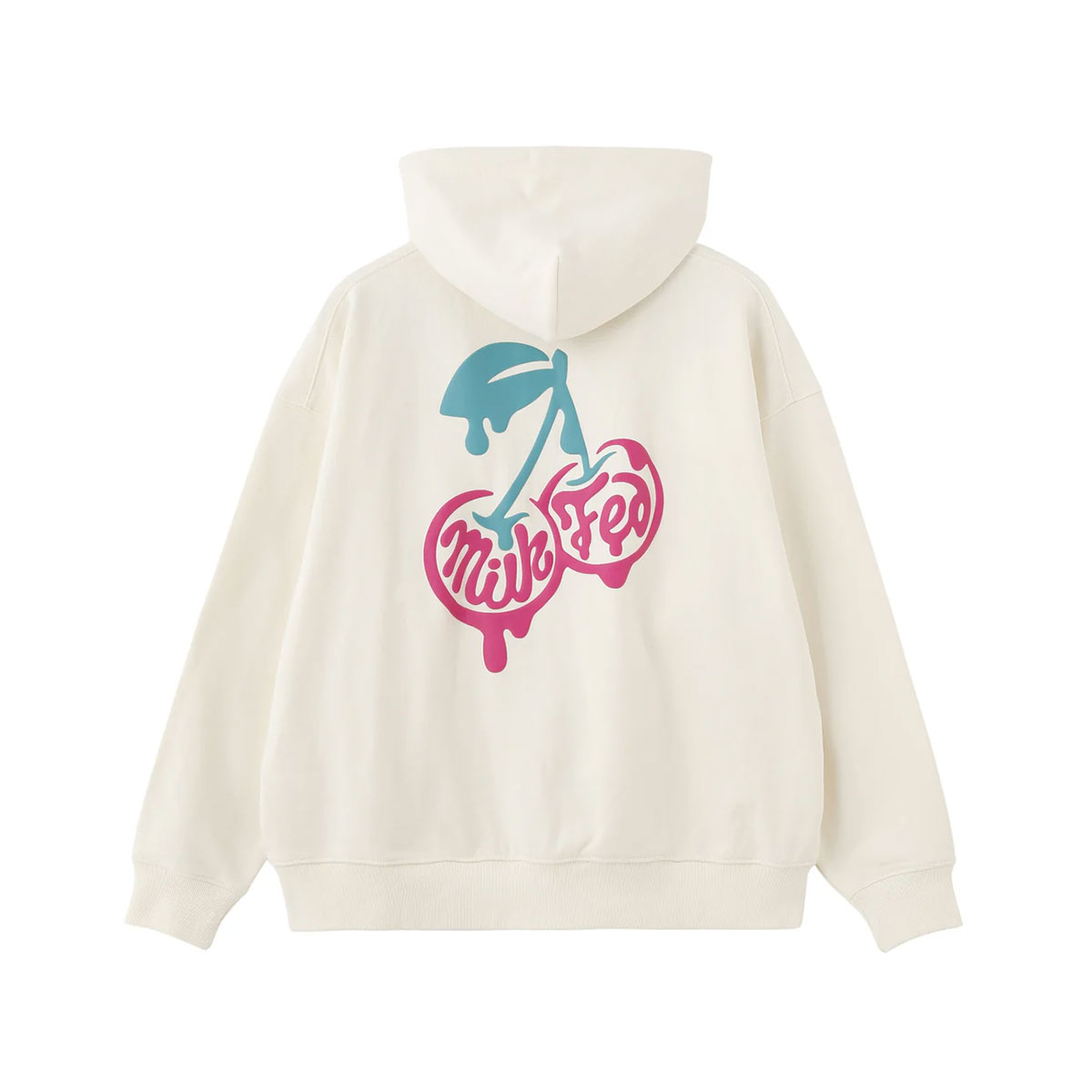 MILKFED. | MELTY CHERRY WIDE ZIP UP HOODIE��103261012009��