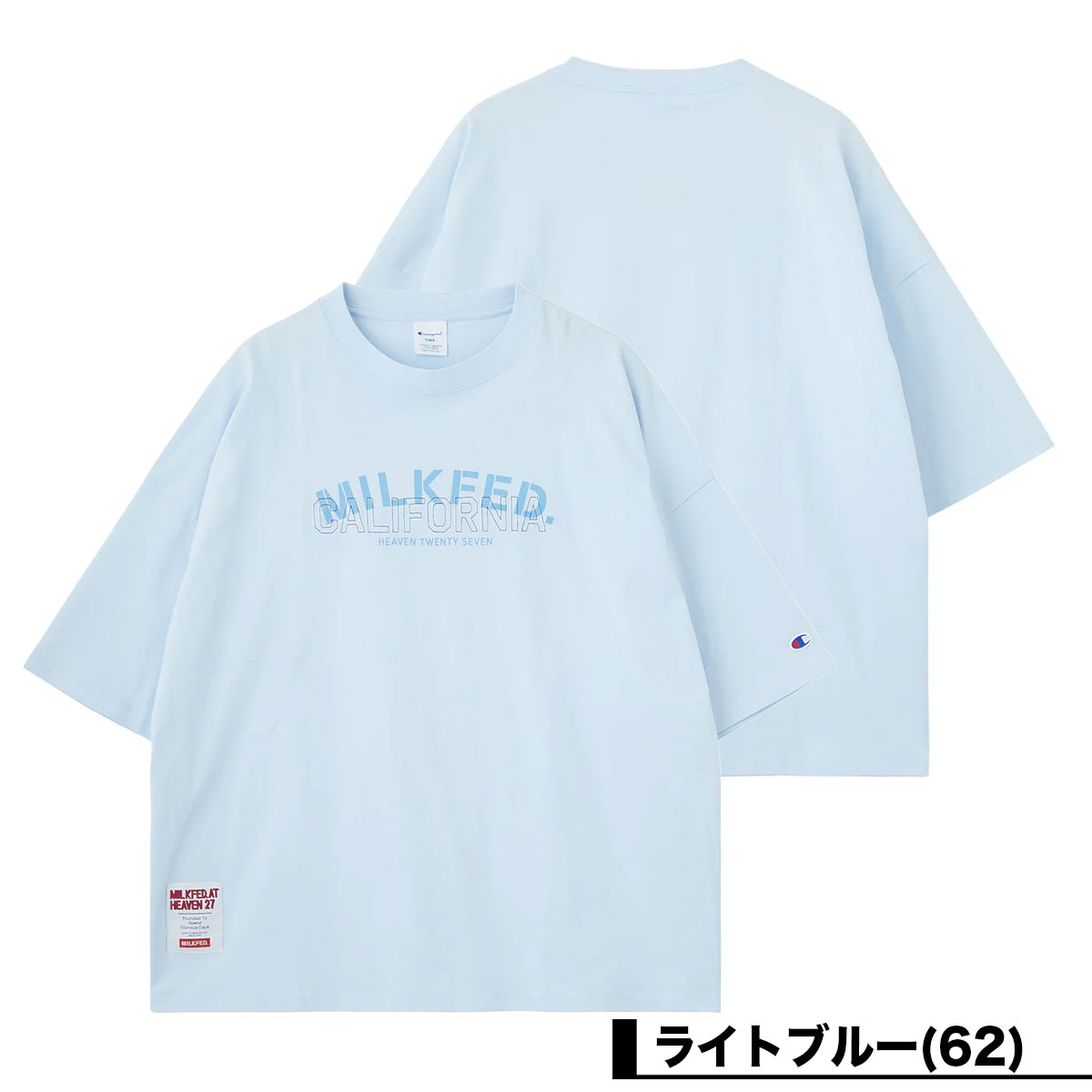 MILKFED. | MILKFED.��CHAMPION LAYER LOGO BIG TEE��103262011001��
