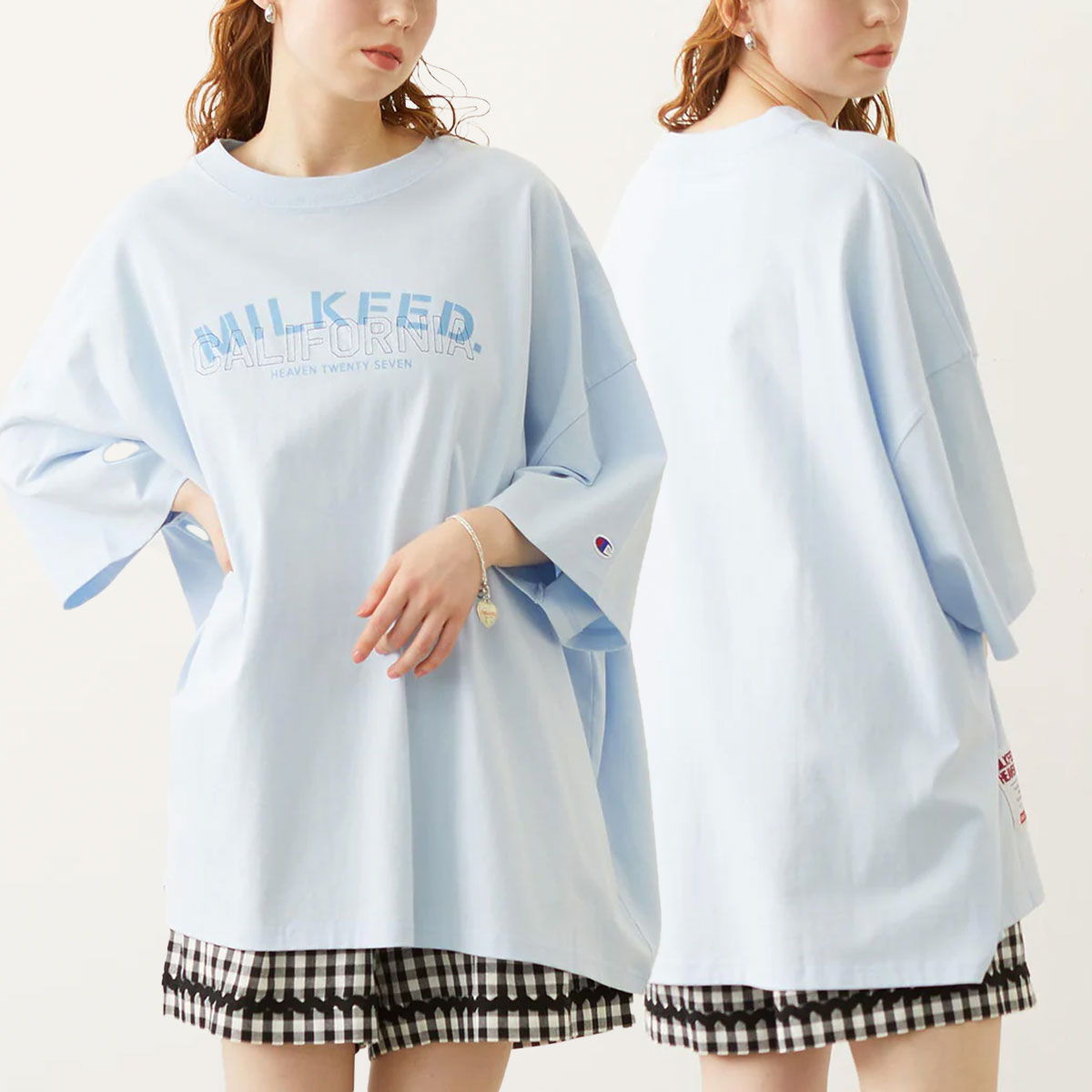 MILKFED. | MILKFED.��CHAMPION LAYER LOGO BIG TEE��103262011001��