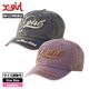 ���å��������� ��ǥ����� �ǥ˥७��å� 6�ѥͥ� ���� �ɽ� ��2�� ���ȥ꡼�ȿ͵��֥��� X-GIRL 2025 ���� | EMBROIDERED LOGO FADED 6PANEL CAP��105253051006��