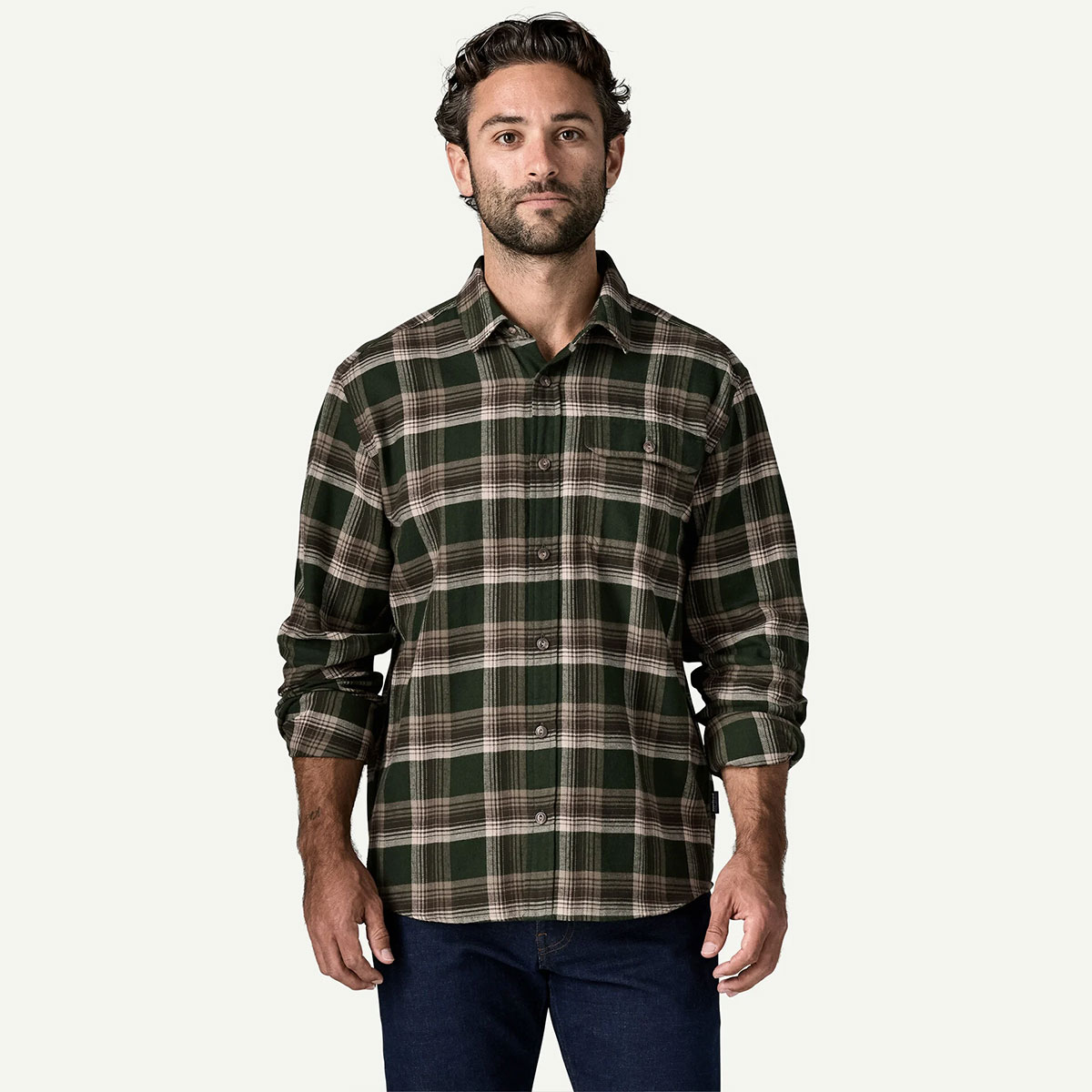 Patagonia  | Men's Long-Sleeved Lightweight Fjord Flannel Shirt��42410��