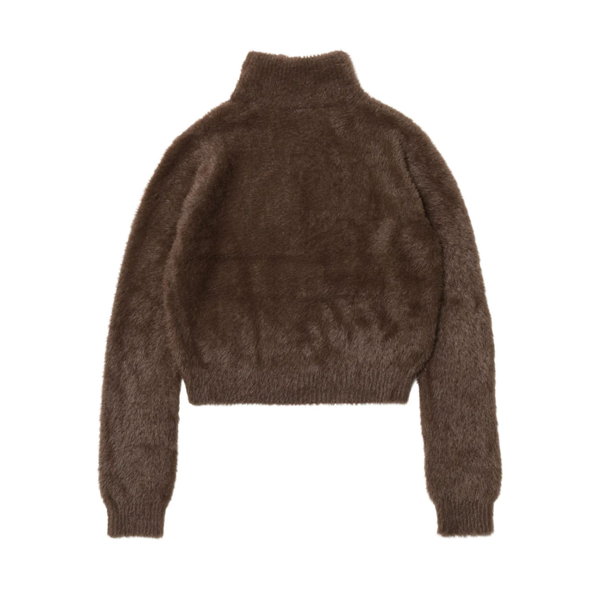 ���å��������� �ե른�å� ���㥮���˥å� ���㥬���ɥ˥å� �֥�å� ���� ���ȥ꡼�ȿ͵��֥��� X-GIRL ���� 2025 ���� | LOGO JACQUARD ZIP UP SHAGGY KNIT TOP��105254015014��