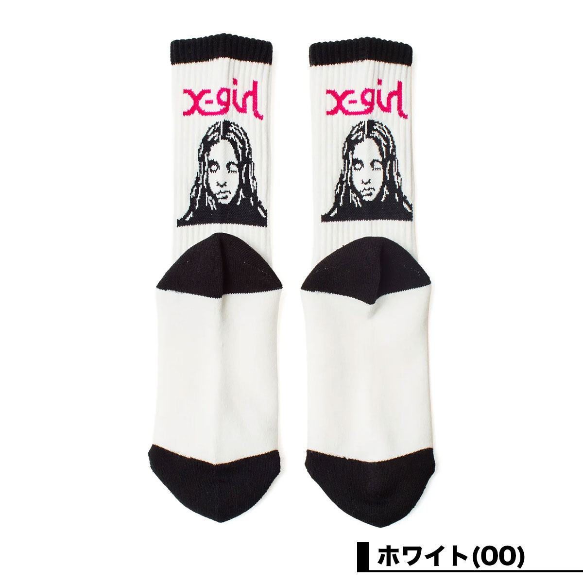 ���å��������� ���� ��֥��å��� �ե���������  �ۥ磻�� �֥�å� 22-24cm �ץ쥼��� ���ȥ꡼�ȿ͵��֥��� X-GIRL ���� 2026 �����105261054005��