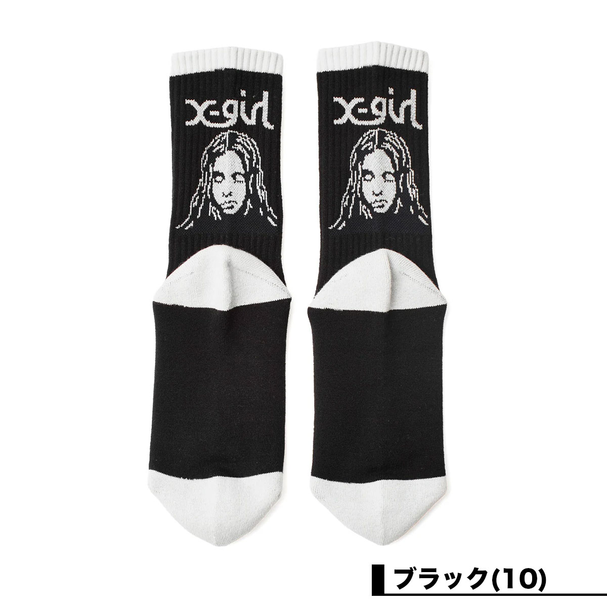 ���å��������� ���� ��֥��å��� �ե���������  �ۥ磻�� �֥�å� 22-24cm �ץ쥼��� ���ȥ꡼�ȿ͵��֥��� X-GIRL ���� 2026 �����105261054005��