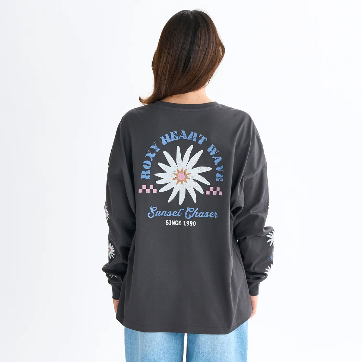 ��30%OFF �������ROXY �������� ��ǥ�����  ����T ĹµT����� �ȥåץ� �Хå��ץ��� �ե� �� ��3�� S M L�����ե��� �͵� �֥��� | BELLIS L/S TEE��RLT254033��